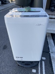 SHARP(シャープ)5.5㎏ 全自動洗濯機 ES-GE5B-T 2018年製