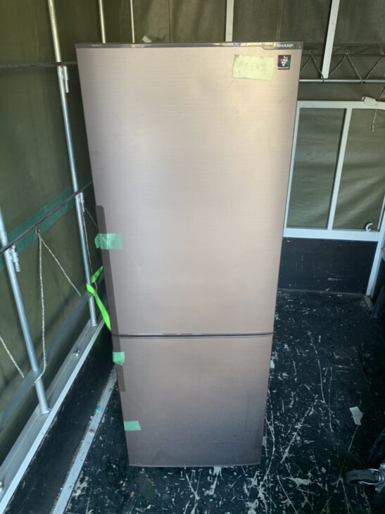 【練馬区】SHARP2ドア冷蔵庫SJ-PD27B-T 2015年製を無料引取致しました。