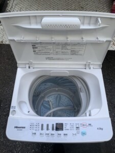 Hisense(ハイセンス)4.5㎏ 全自動洗濯機 HW-E4503 2019年製