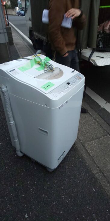 【志木市】シャープ電気洗濯乾燥機 ES-TX5B 2018年製を無料引取しました。