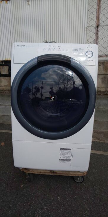 【新座市】SHARPドラム式洗濯機ES-S7D-WL 2020年製その他2点を出張査定しました。