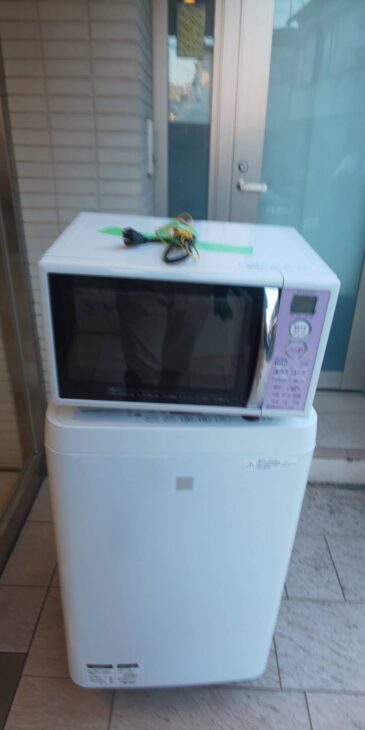 渋谷区恵比寿南】SHARP製2ドア冷蔵庫、洗濯機、電子レンジ