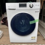 ①AQUA（アクア）8.0kgドラム式洗濯機 AQW-FV800E　2018年製