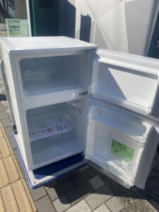 IRIS OHYAMA( アイリスオーヤマ) 90L 2ドア冷凍冷蔵庫 IRSD-9B-W 2021年製