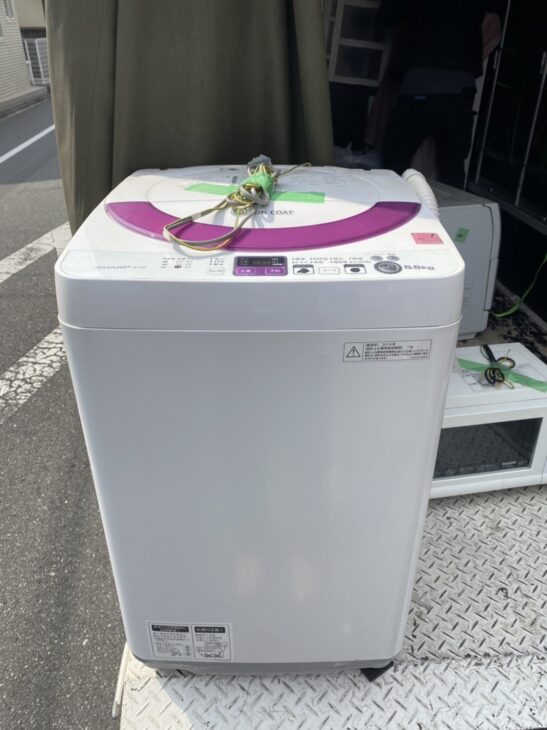 SHARP(シャープ)5.5kg 全自動洗濯機 ES-55E9-KP 2014年製