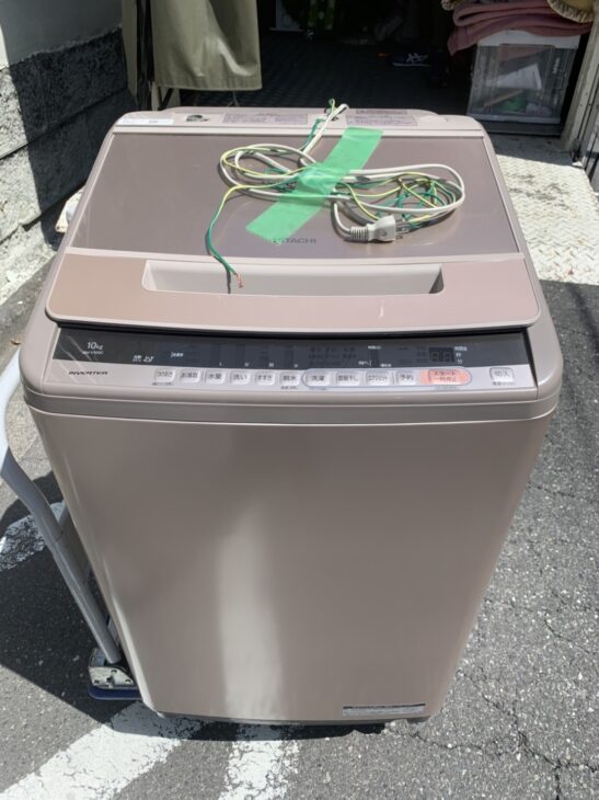 日立製の全自動洗濯機 BW-V100C 2019年製の出張査定のため、豊島区へ行ってきました。
