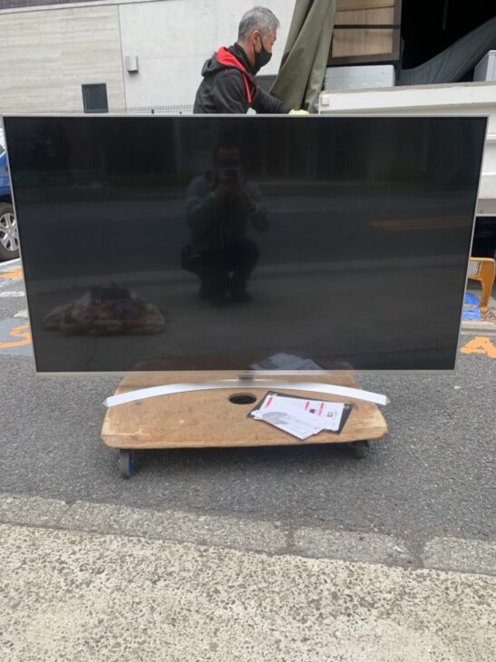 【東京都中央区】LG 65型液晶テレビ 65UH8500を出張査定致しました。