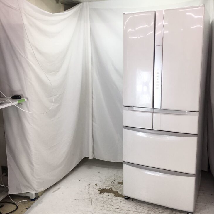 HITACHI(日立) 475L 6ドア冷凍冷蔵庫冷蔵庫 R-F48M4(W) 2020年製