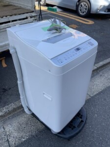 SHARP(シャープ)5.5kg 電気洗濯乾燥機 ES-TX5C-S 2019年製