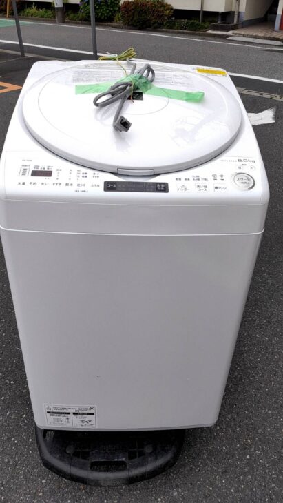 2021年製】SHARP(シャープ) 電気洗濯乾燥機 ES-TX8E-W 2021年製