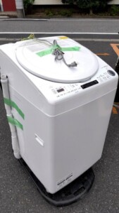 SHARP(シャープ)8.0㎏ 電気洗濯乾燥機 ES-TX8E-W 2021年製