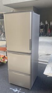 SHARP(シャープ) 350L 3ドア冷凍冷蔵庫 SJ-W353G-N 2021年製