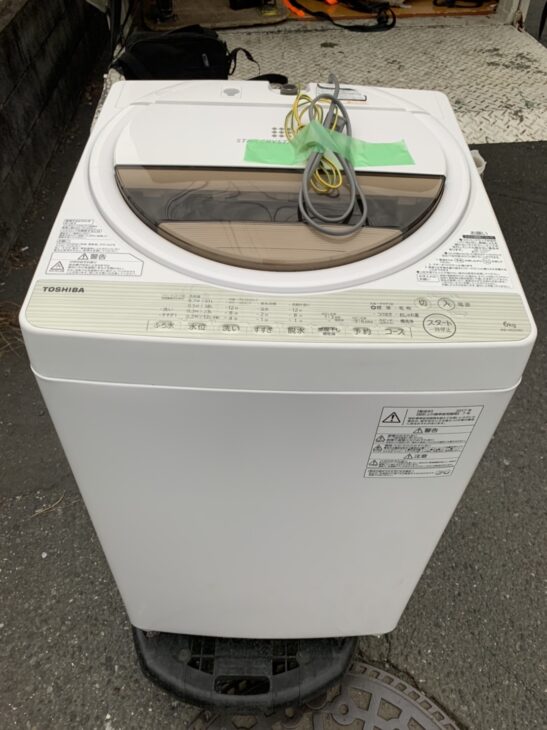 TOSHIBA(東芝) 6.0㎏ 全自動洗濯機 AW-6G5 2017年製