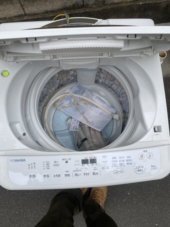 東芝 6.0㎏全自動洗濯機 AW-6D6の 出張査定 で、練馬へ ｜出張買取MAX