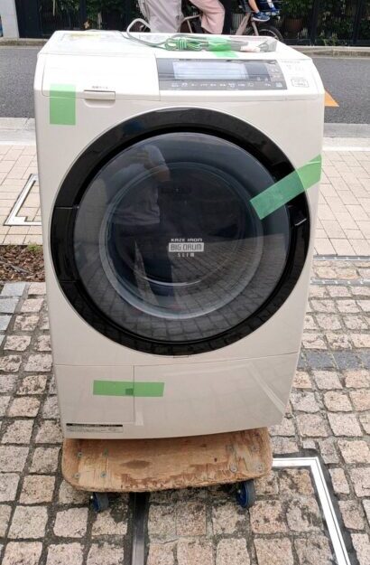 日立製のドラム洗濯機 BD-S8700L 201４年製の 出張査定 で、文京区へ ...