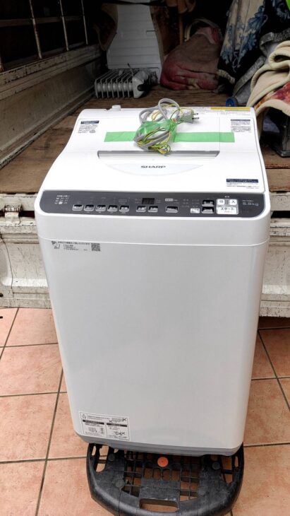 SHARP(シャープ) 5.5㎏ 電気洗濯乾燥機 ES-TX5EJ 2021年製