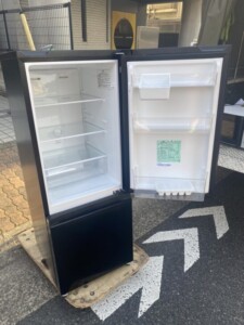 amadana(アマダナ) 162L 2ドア冷蔵庫 AT-RF160-BK 2022年製