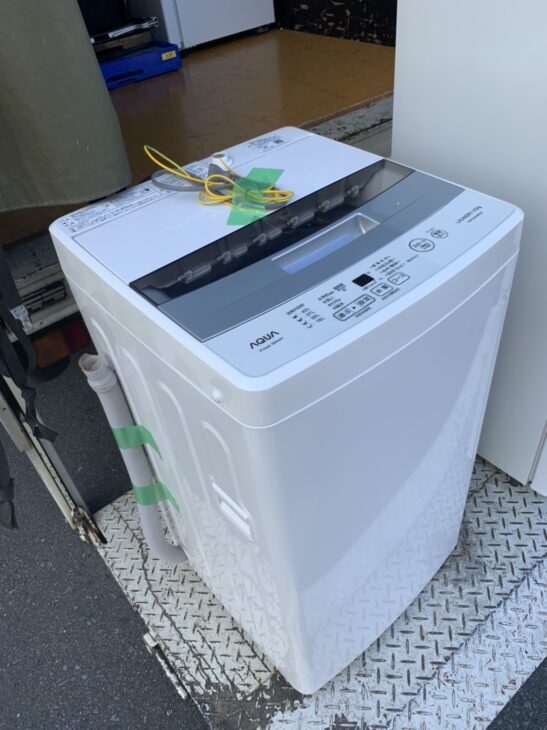 AQUA（アクア）4.5㎏ 全自動洗濯機 AQW-S45HBK 2020年製