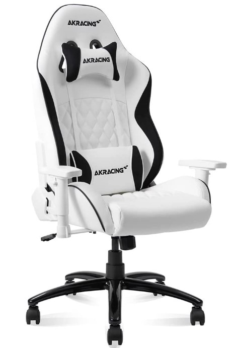 【色: WHITE】AKRacing ゲーミングチェア デスクチェア ホワイトその他