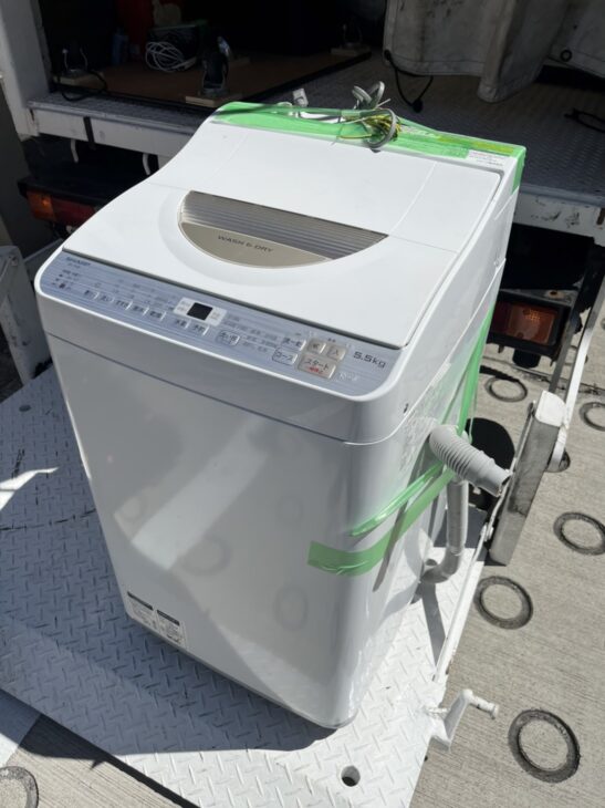 SHARP（シャープ）5.0㎏ 電気洗濯乾燥機 ES-TX5B-N 2018年製