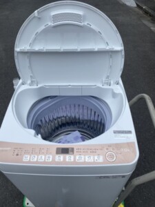SHARP(シャープ) 7.0㎏ 電気洗濯乾燥機 ES-T713-T 2021年製