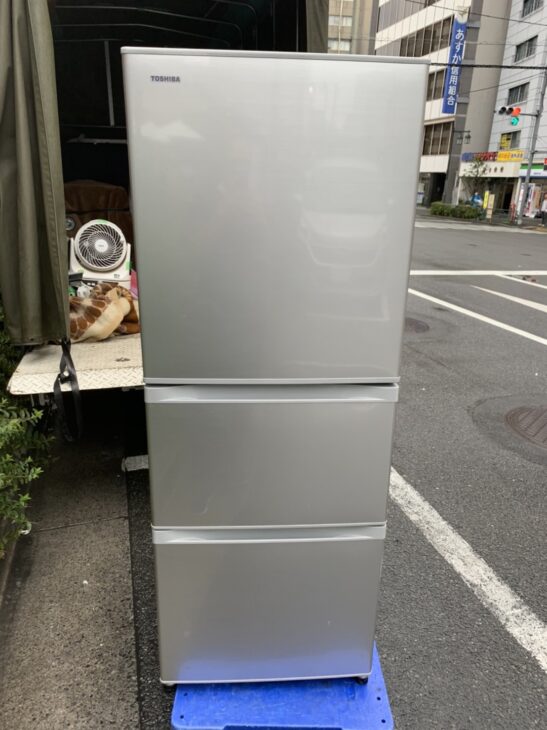 TOSHIBA（東芝）330L 3ドア冷蔵庫 GR-H34S（S) 2016年製