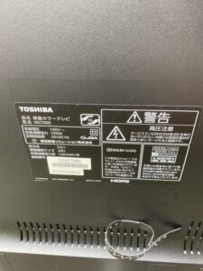 TOSHIBA(東芝)49型液晶テレビ 49Z700X 2017年製