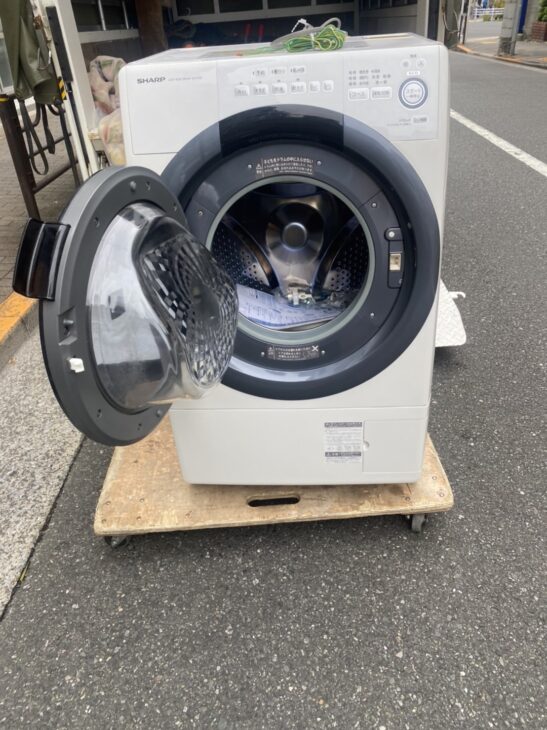 シャープ ドラム式洗濯乾燥機 ES-S7D-WL 2019年製】品川区にて 出張査定 ｜出張買取MAX
