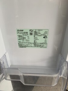 MITSUBISHI(三菱)600L 6ドア冷蔵庫 MR-WX60E-W 2019年製