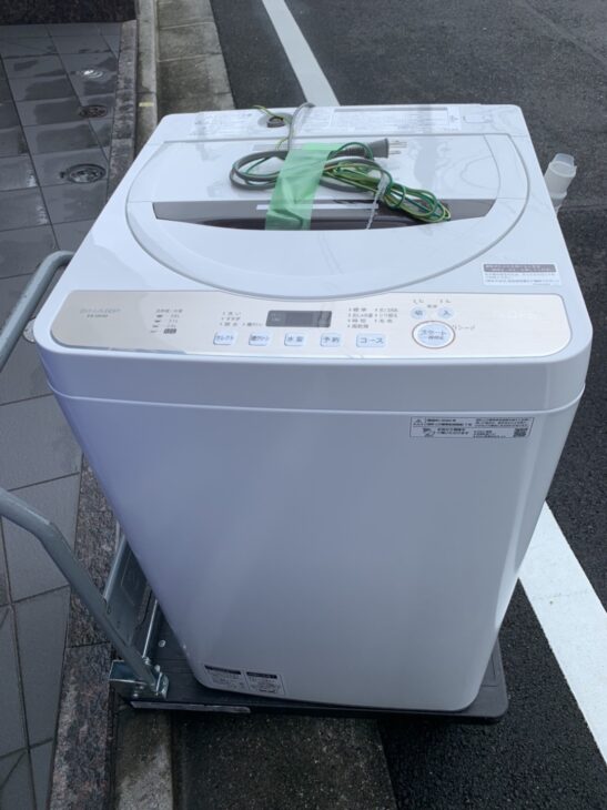シャープ製】中古縦型洗濯機 ES-GE6D-T（2020年製造）を出張で朝霞市へ 