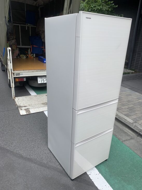 2018年製 3ドア冷蔵庫 GR-M36SXV(ZC) 東芝製】松戸市にお住まいの