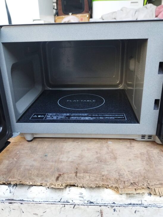 パナソニックの電子レンジ NE-FL221-Kをはじめ中古家電3点の 出張査定