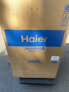 Haier(ハイアール)4.5㎏ 全自動洗濯機 JW-HS45B