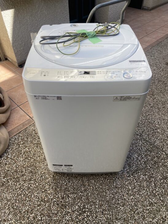 SHARP（シャープ）6.0㎏ 全自動電気洗濯機 ES-GE6B-W 2018年製
