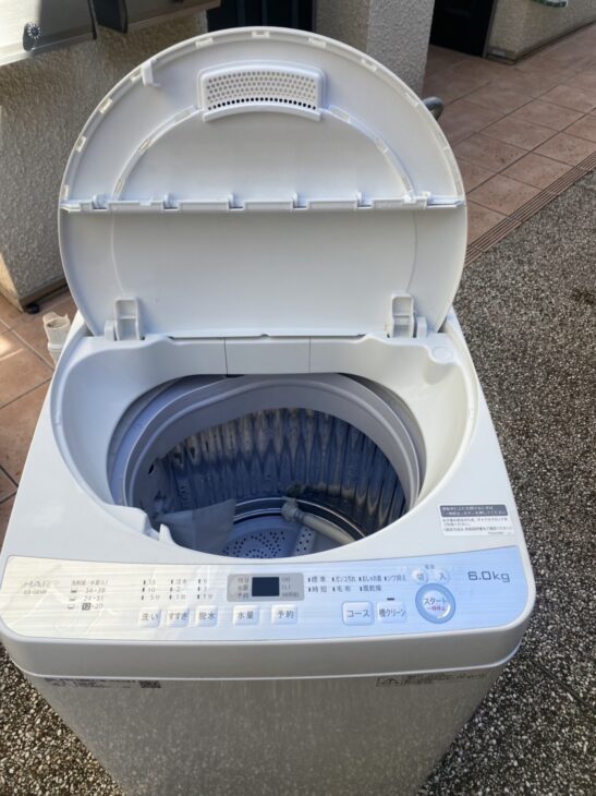 東京都西東京市】SHARP製 単身向けサイズ洗濯機 ES-GE6B-Wを 無料引取 