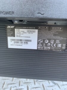 acer(エイサー)液晶モニター RT280K 2017年製