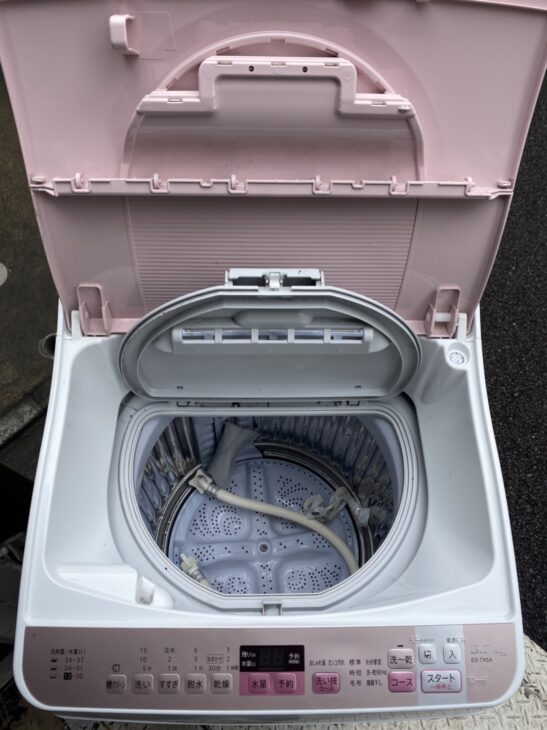 千葉県習志野市で 無料引取】SHARP製洗濯乾燥機（2017年製）と2ドア