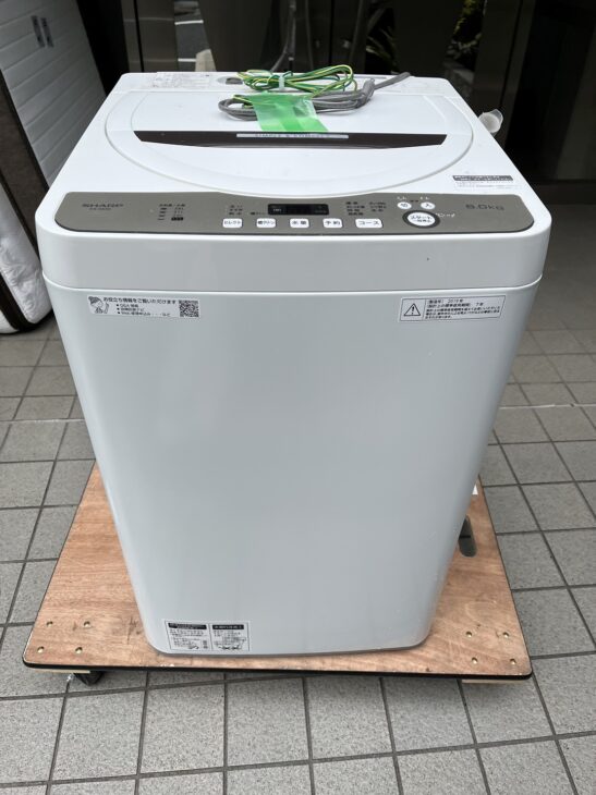 SHARP（シャープ）6.0㎏ 全自動洗濯機 ES-BE6D 2019年製