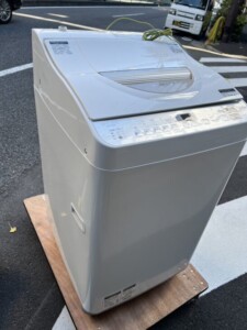 SHARP(シャープ)5.0㎏ 電気洗濯乾燥機 ES-TX5B-N 2018年製