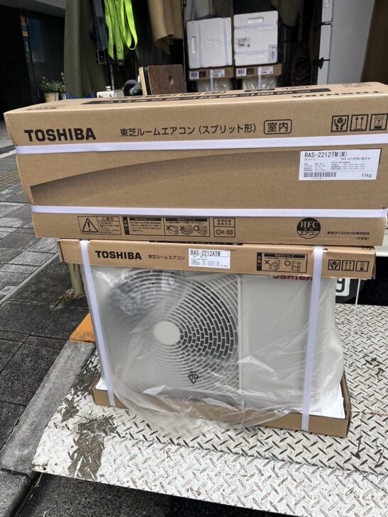 TOSHIBA（東芝）2.2kW ルームエアコン RAS-2212TM（W)