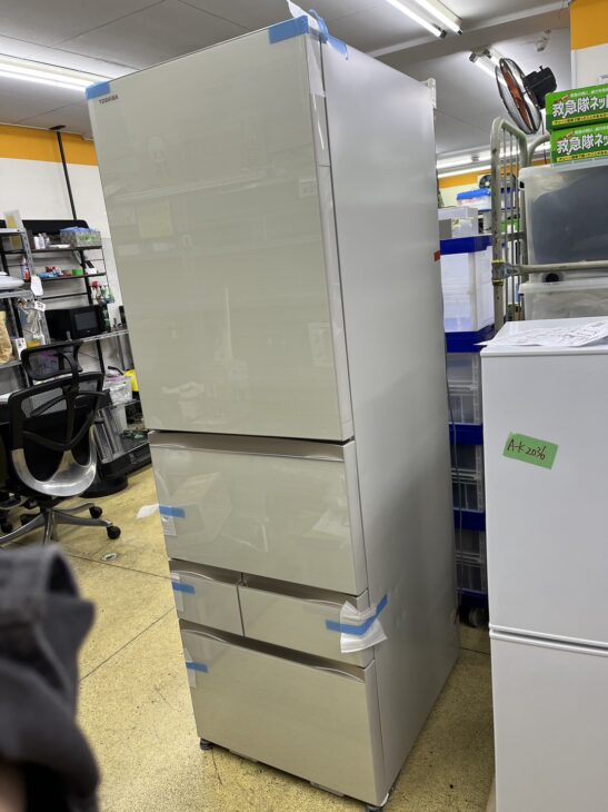 （売約済）　東芝　5ドア冷蔵庫427L　2011年製　高く買取るゾウ中間店 東芝、幅60cmで設置しやすいスリムな5ドア冷蔵庫「VEGETA」 - 家電 Watch