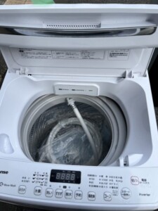 Hisense(ハイセンス)8.0㎏ 全自動電気洗濯機 HW-DG80BK1 2020年製