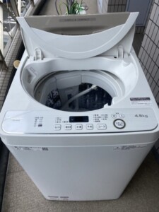 SHARP(シャープ)4.5㎏ 全自動電気洗濯機 ES-GE4D-C 2020年製