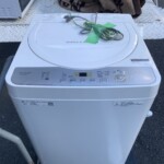 SHARP（シャープ）5.0㎏ 全自動電気洗濯機 ES-GE5C-W 2019年製