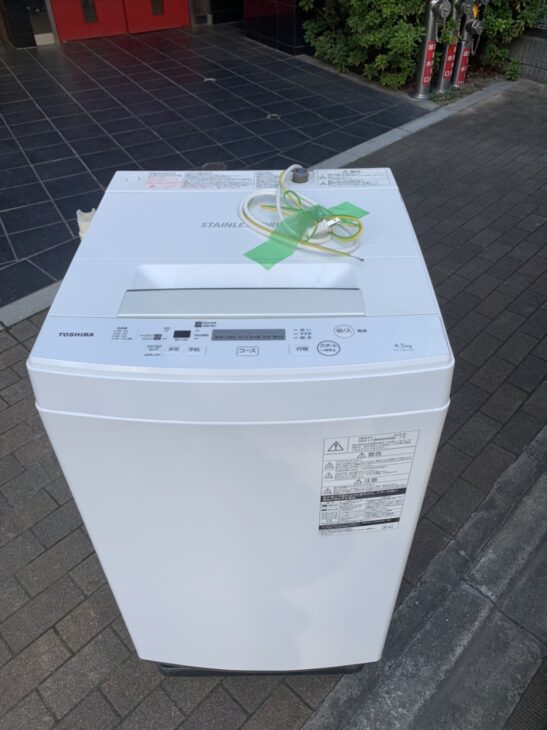 TOSHIBA（東芝）4.5㎏ 全自動電気洗濯機 AW-45M7 2018年製