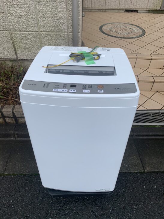 AQUA（アクア）6.0㎏ 全自動電気洗濯機 AQW-S60J 2021年製