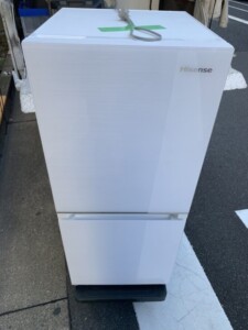 Hisense(ハイセンス)134L 2ドア冷蔵庫 HR-G13B-W 2021年製