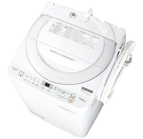 SHARP (シャープ) 全自動洗濯機 7.0kg ES-GE7B