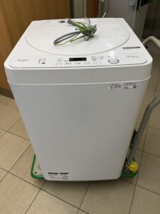 SHARP(シャープ)5.5㎏ 全自動電気洗濯機 ES-GE5D-W 2020年製