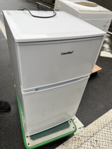 Comfee(コンフィ)90L 2ドア冷蔵庫 RCT90WH/E 2022年製
